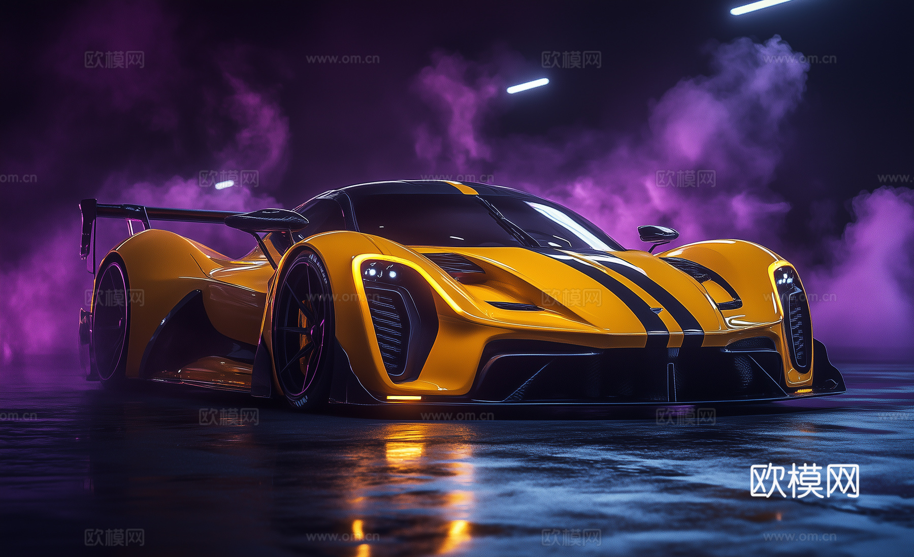 高级跑车赛车壁纸挂画下载（渲染图8）