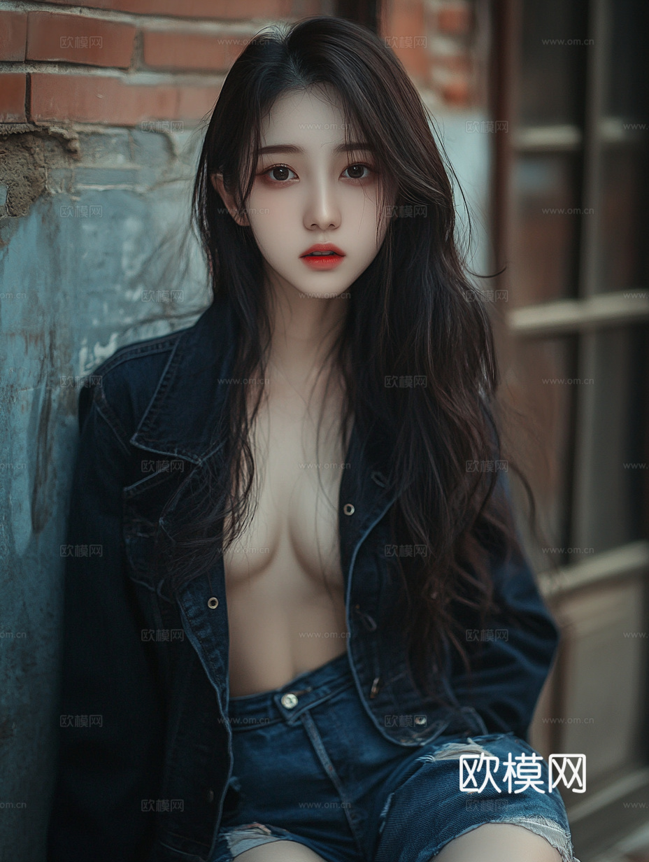 美女人物肖像挂画装饰画