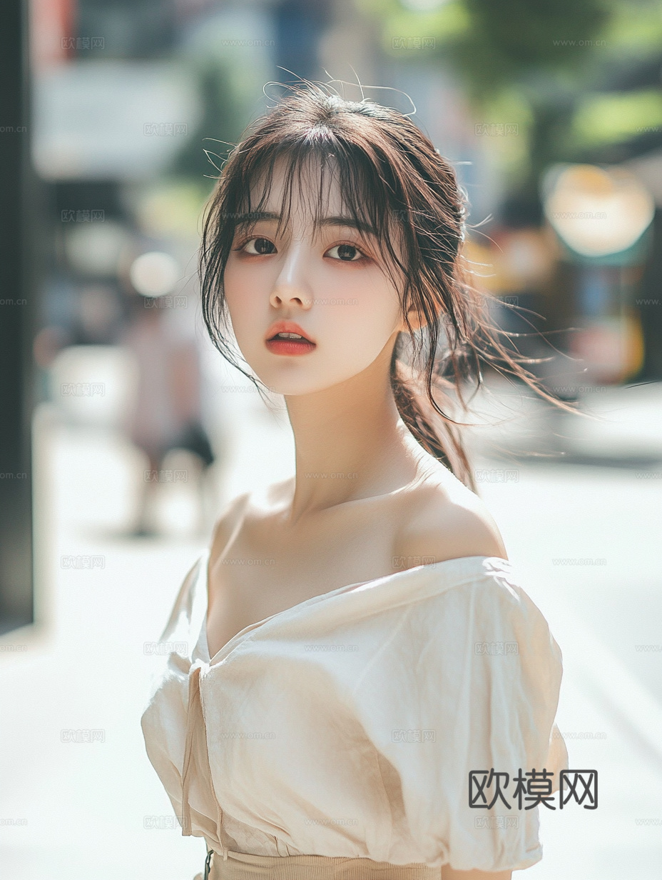美女人物肖像挂画装饰画