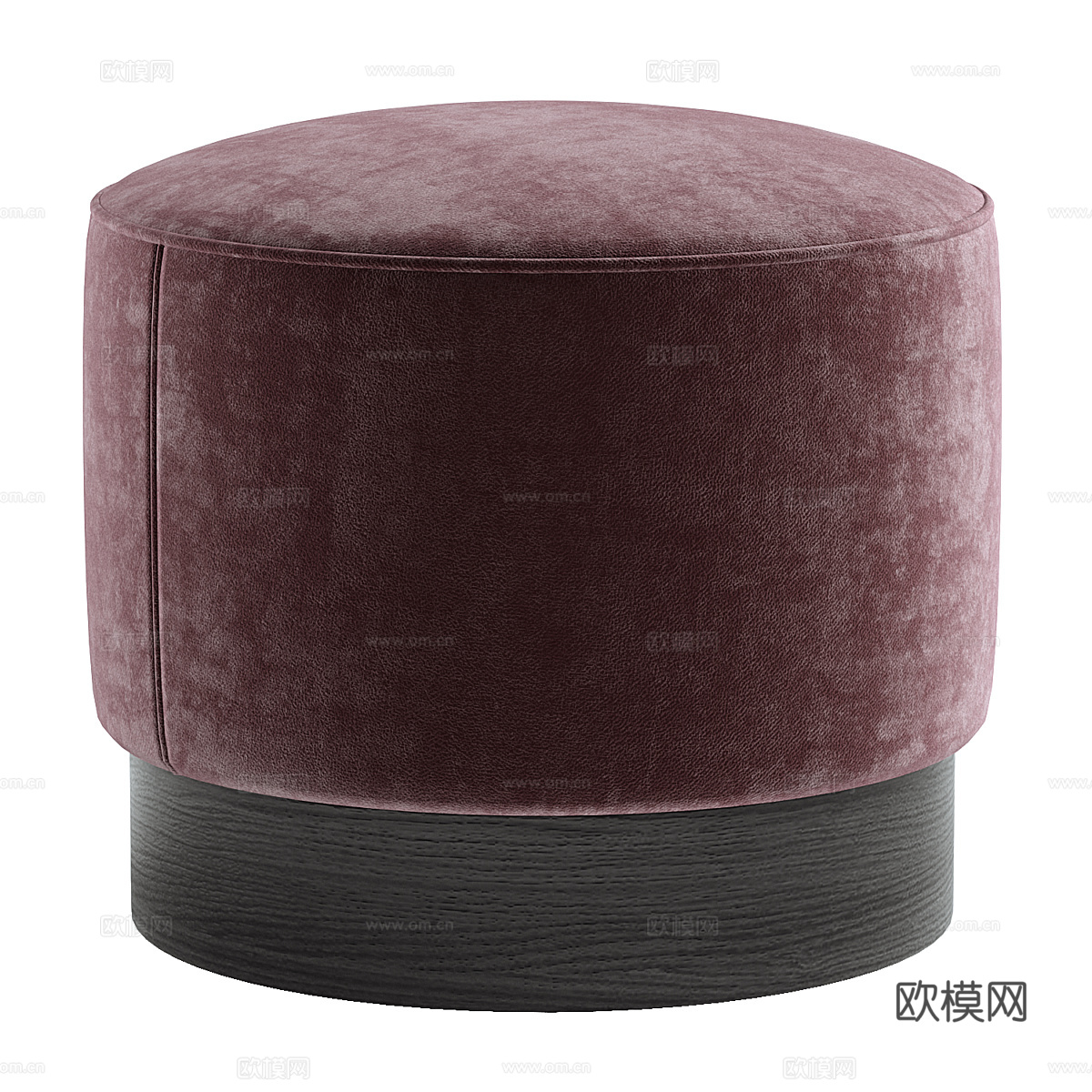 新中式布艺凳3d模型