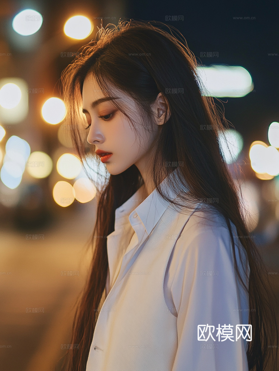 美女人物肖像挂画装饰画