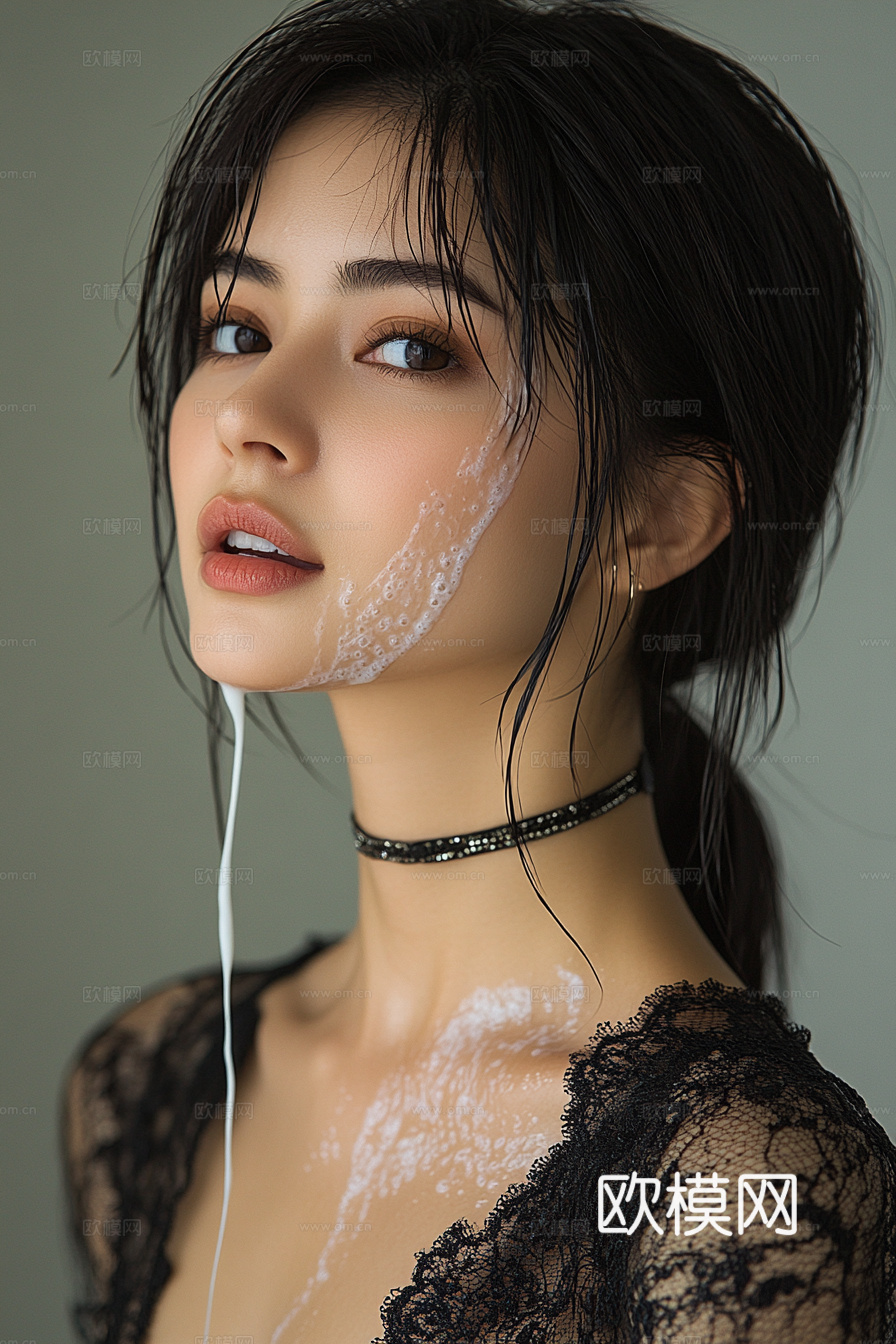 美女人物肖像挂画装饰画