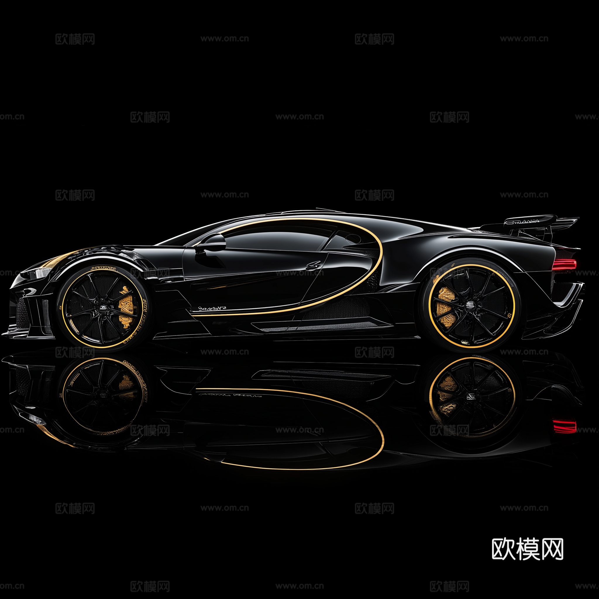 高级跑车赛车壁纸挂画下载（渲染图2）