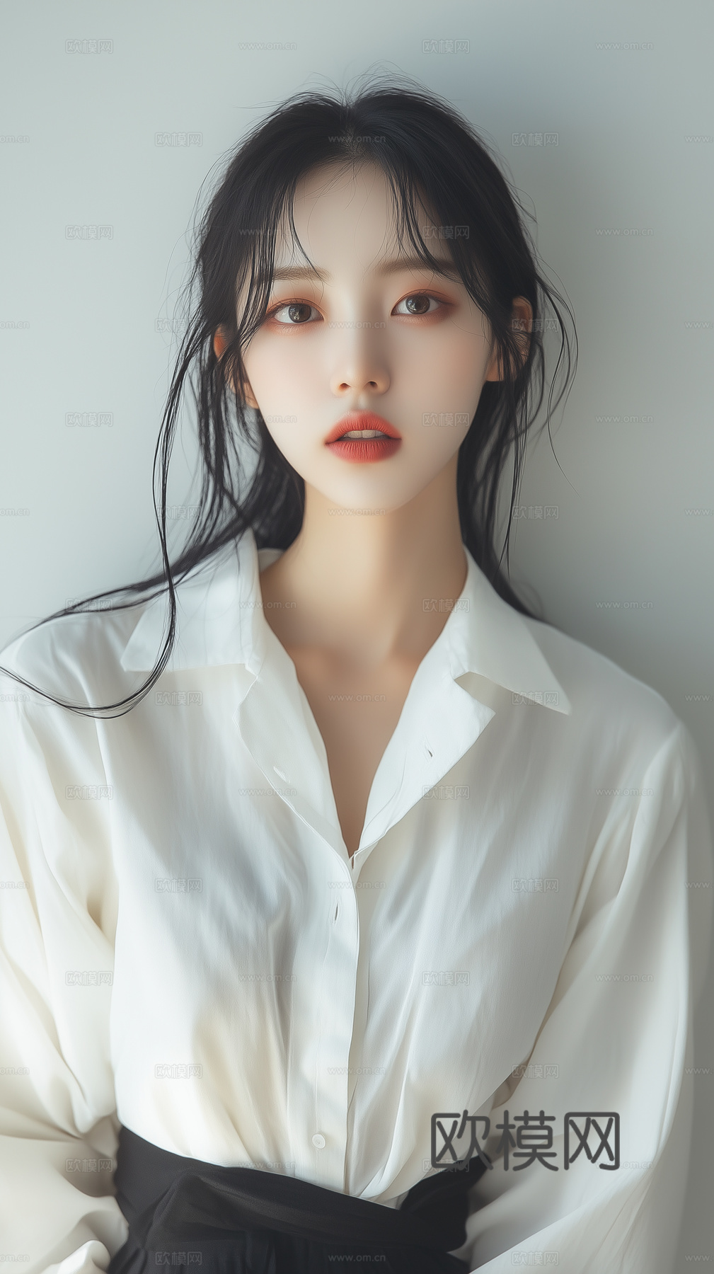 美女人物肖像挂画装饰画下载（渲染图8）