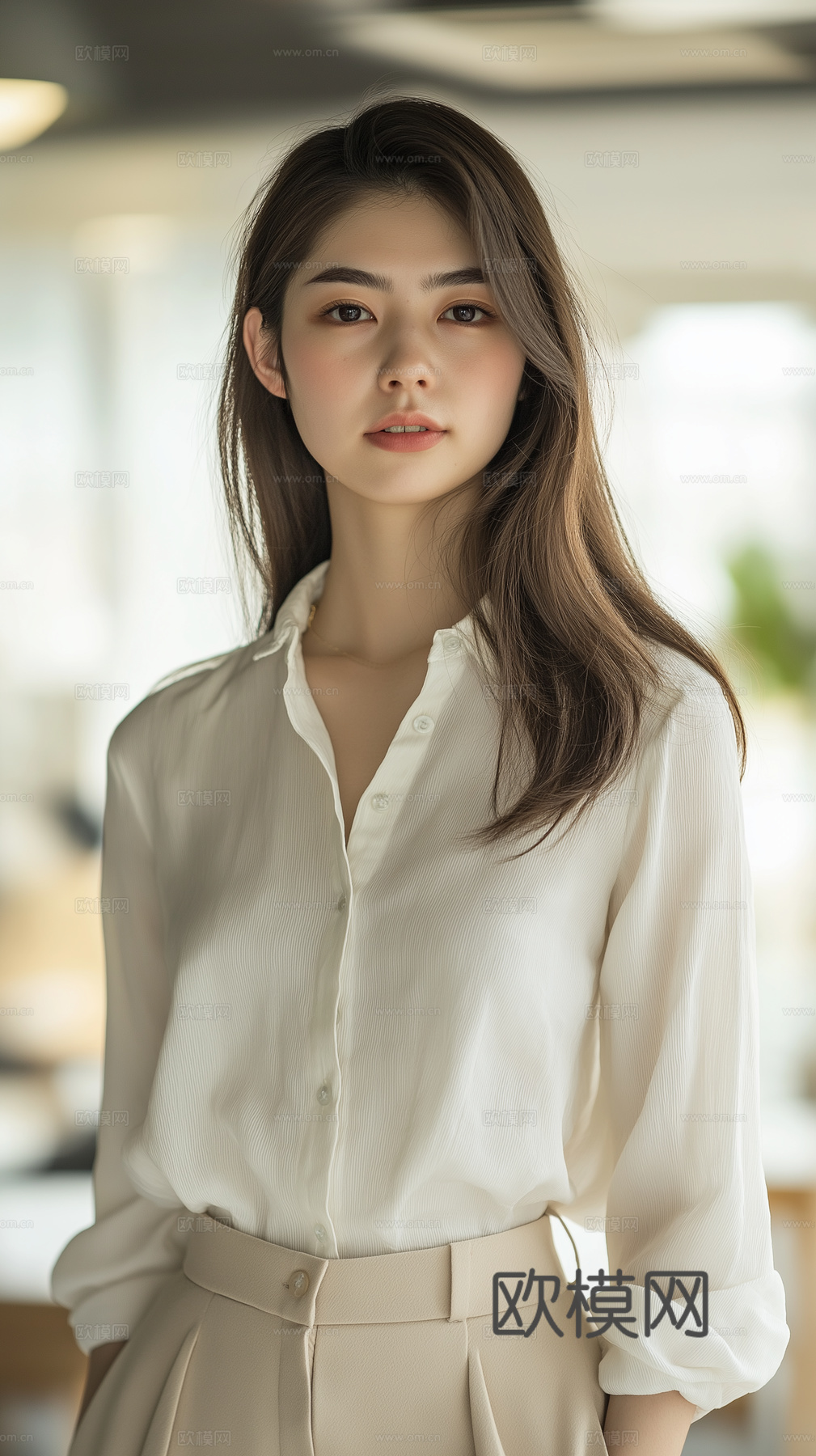 美女人物肖像挂画装饰画下载（渲染图7）