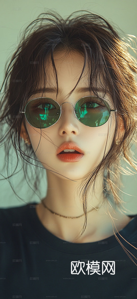 美女人物肖像挂画装饰画下载(渲染图7)