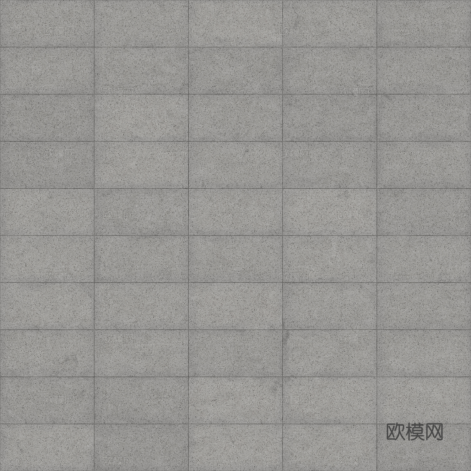 灰色石砖铺地