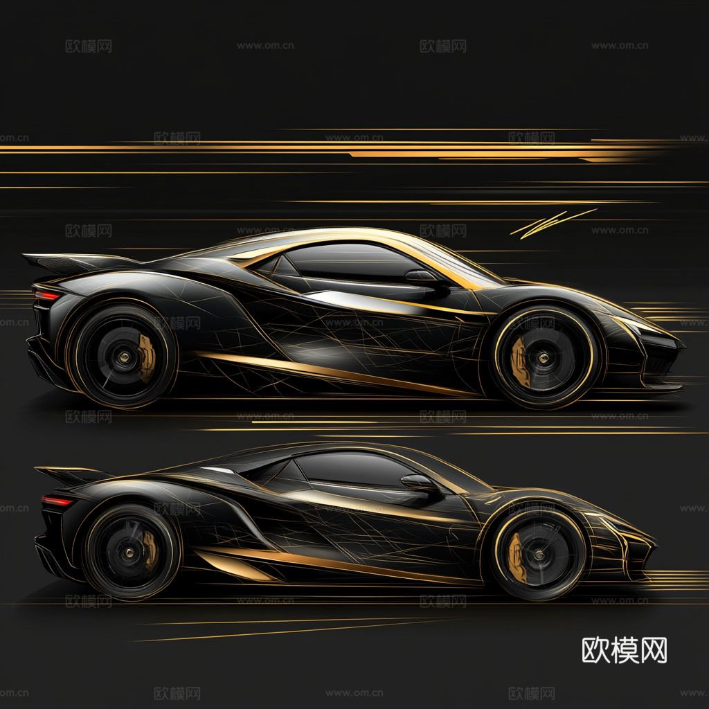 高级跑车赛车壁纸挂画下载（渲染图6）