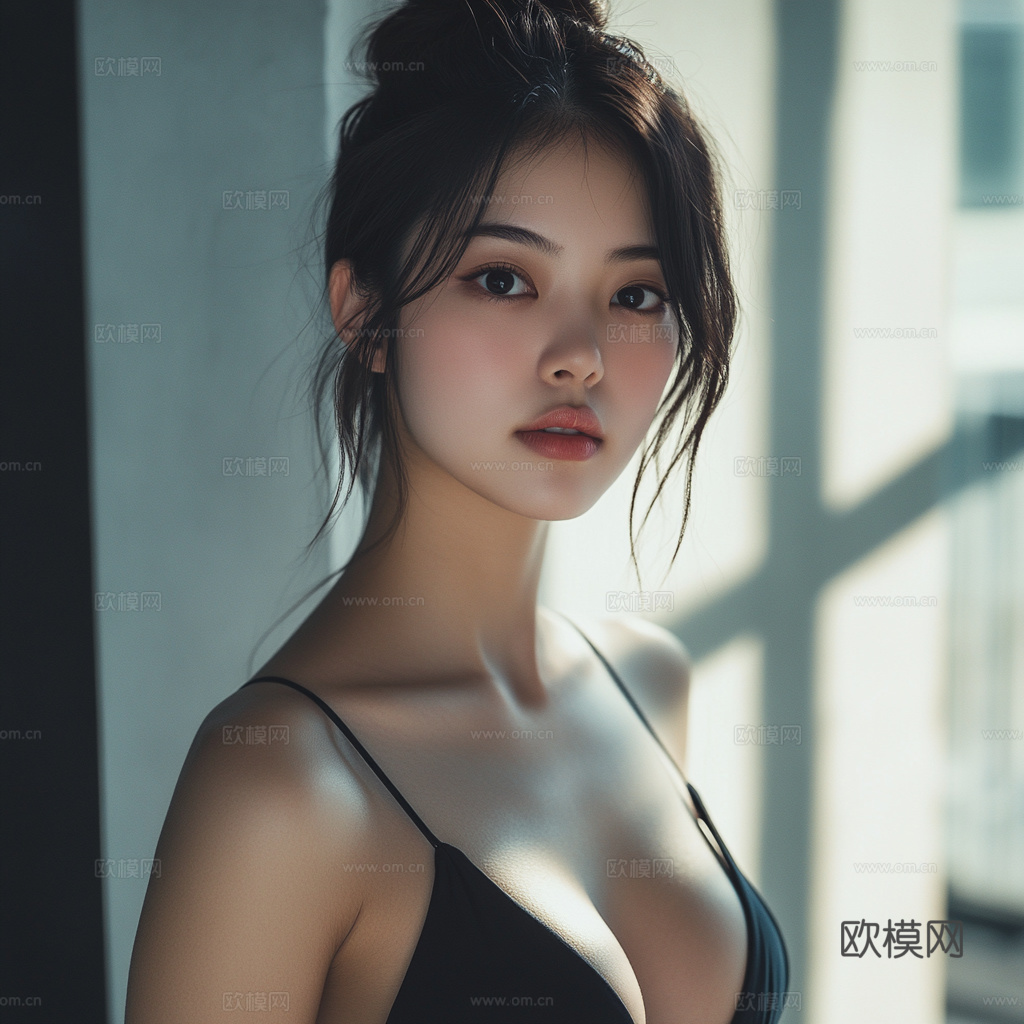 美女人物肖像挂画装饰画