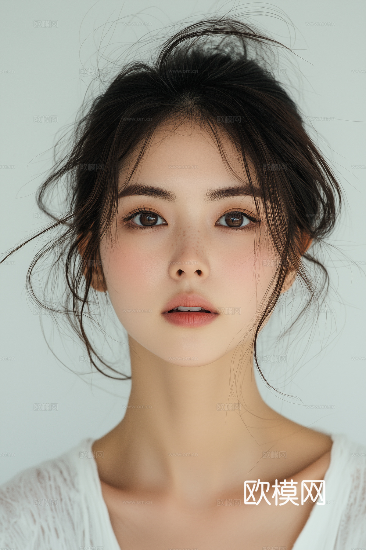 美女人物肖像挂画装饰画