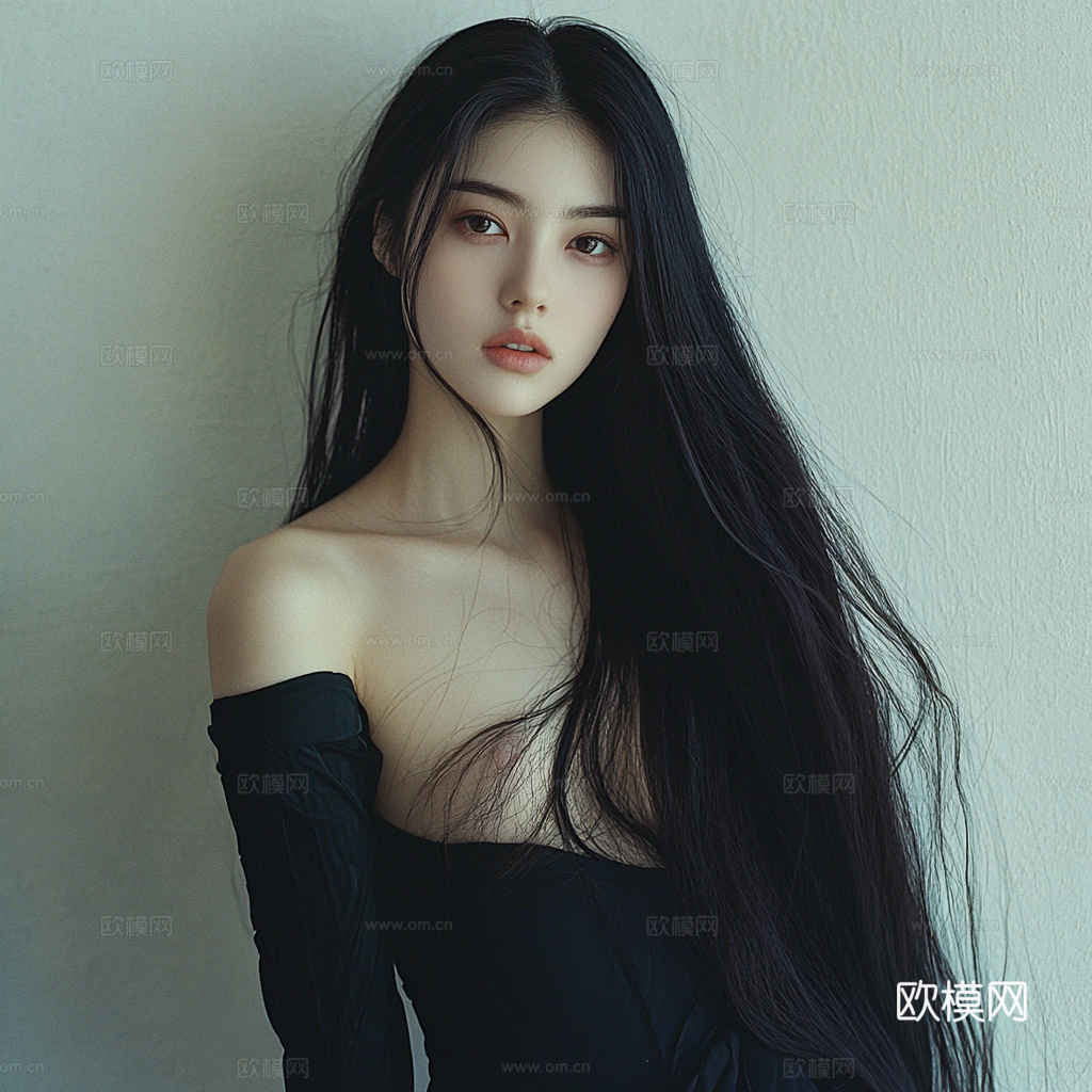 美女人物肖像挂画装饰画