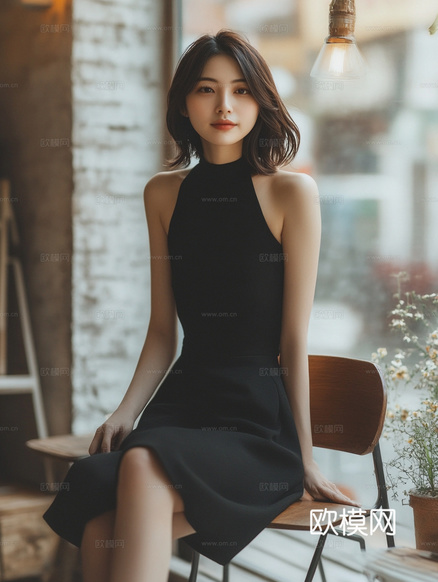 美女人物肖像挂画装饰画下载(渲染图3)