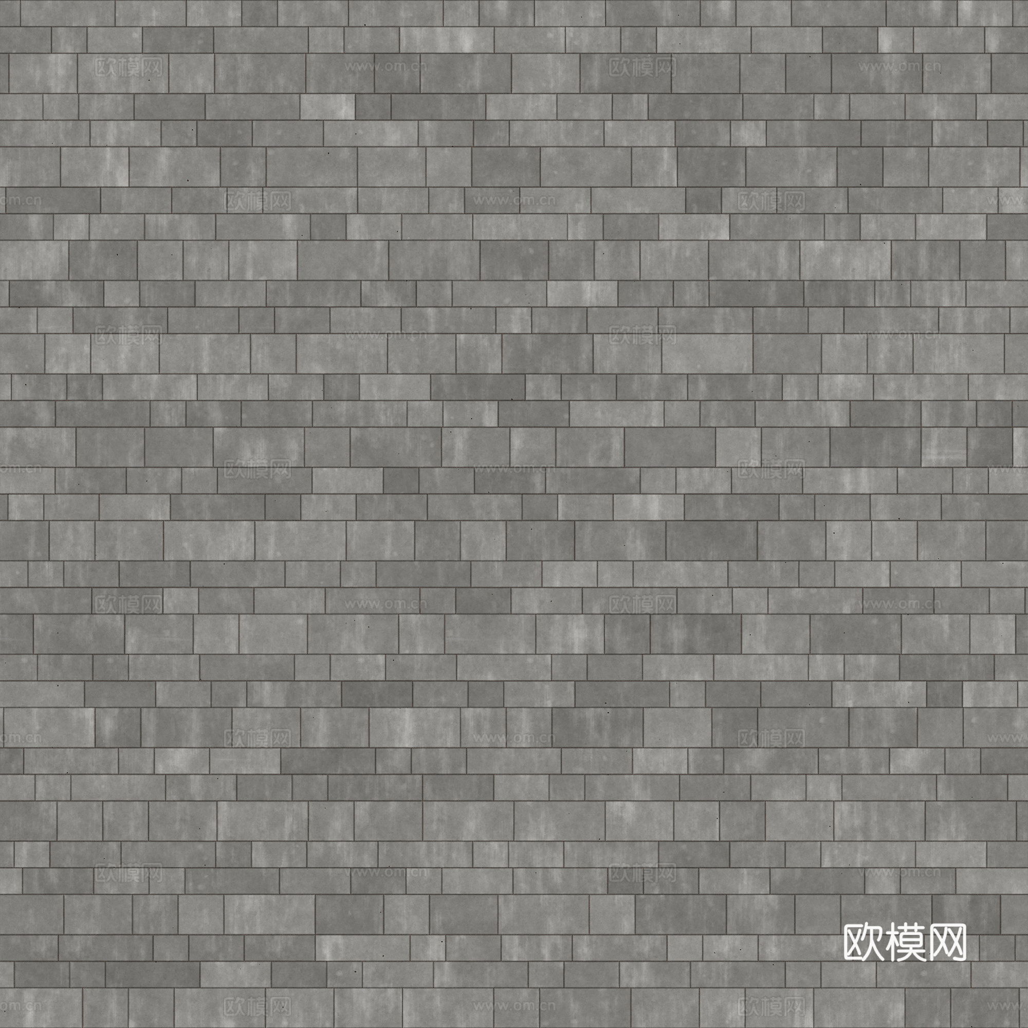 灰色石砖铺地