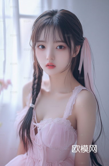 美女人物肖像挂画装饰画下载(渲染图3)