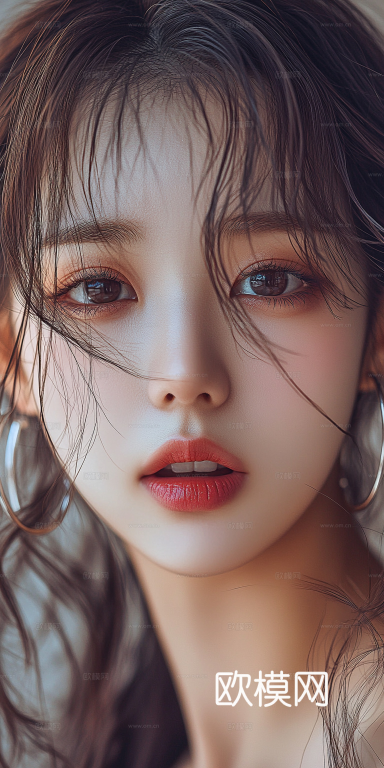 美女人物肖像挂画装饰画