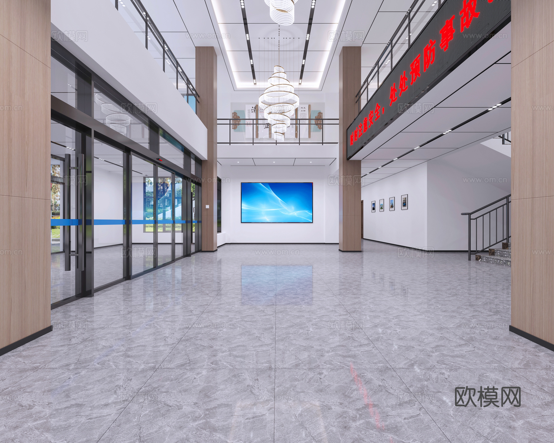 大厅3d模型