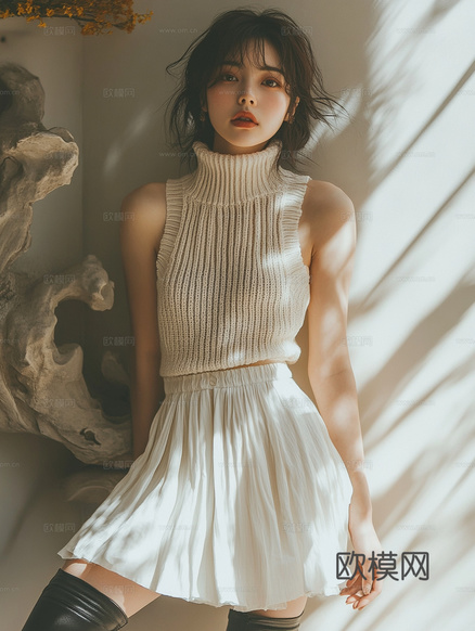 美女人物肖像挂画装饰画下载(渲染图5)
