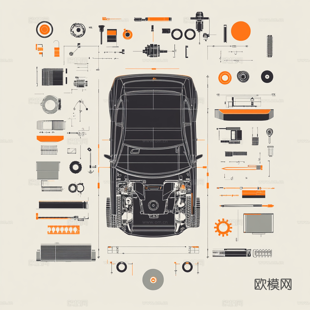 高级跑车赛车壁纸挂画下载（渲染图5）