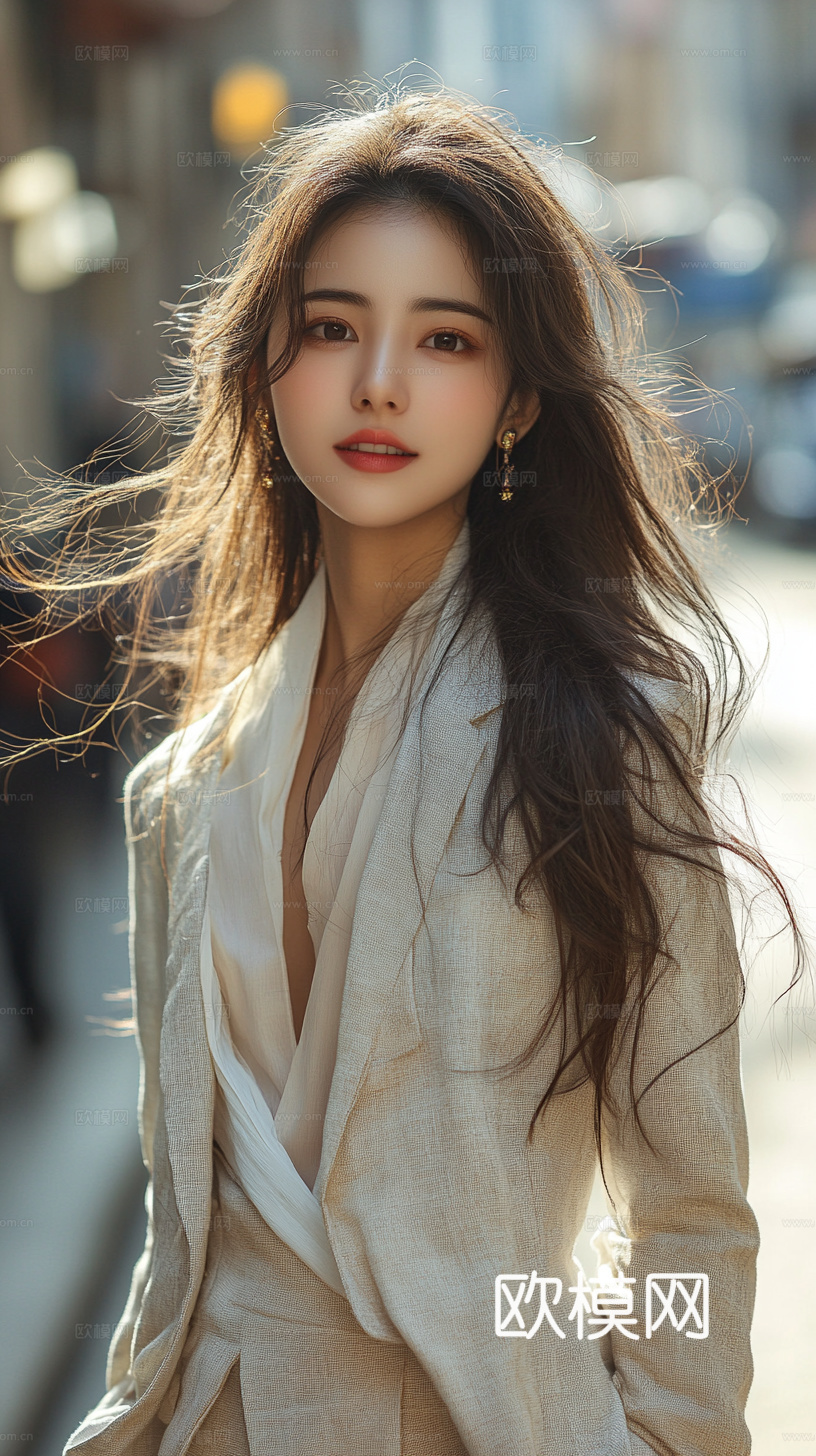 美女人物肖像挂画装饰画