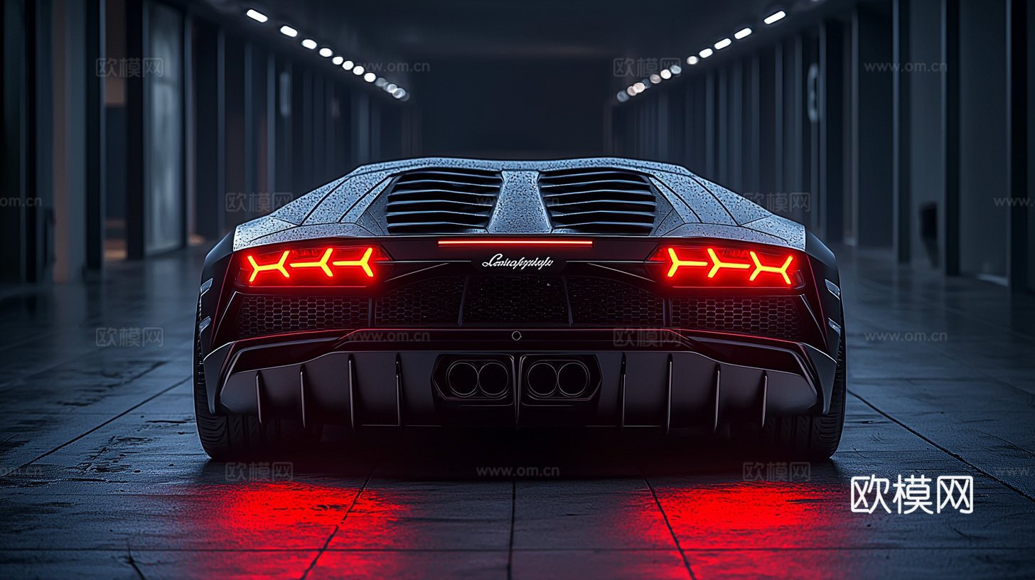 高级跑车赛车壁纸挂画下载（渲染图1）