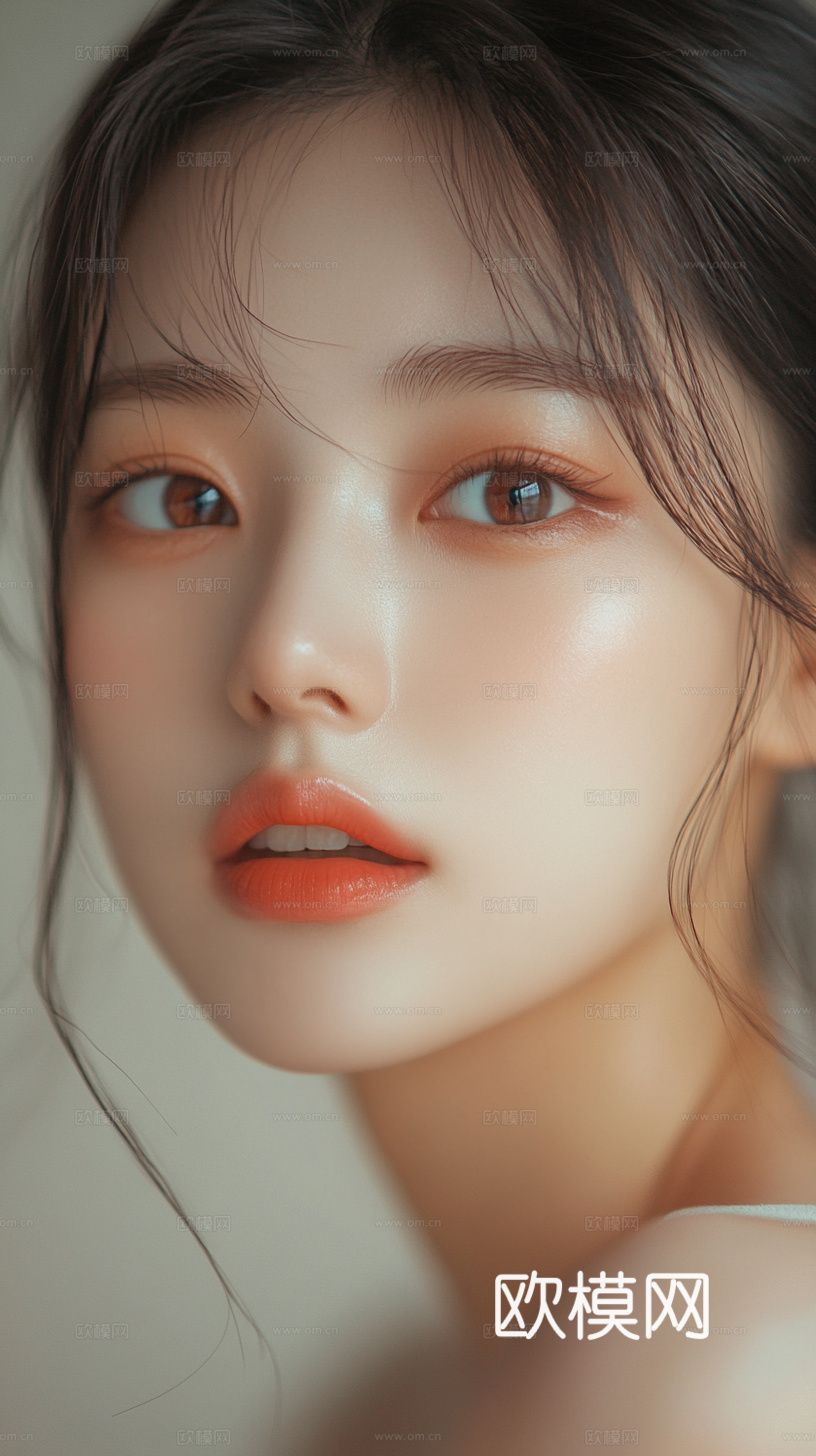美女人物肖像挂画装饰画