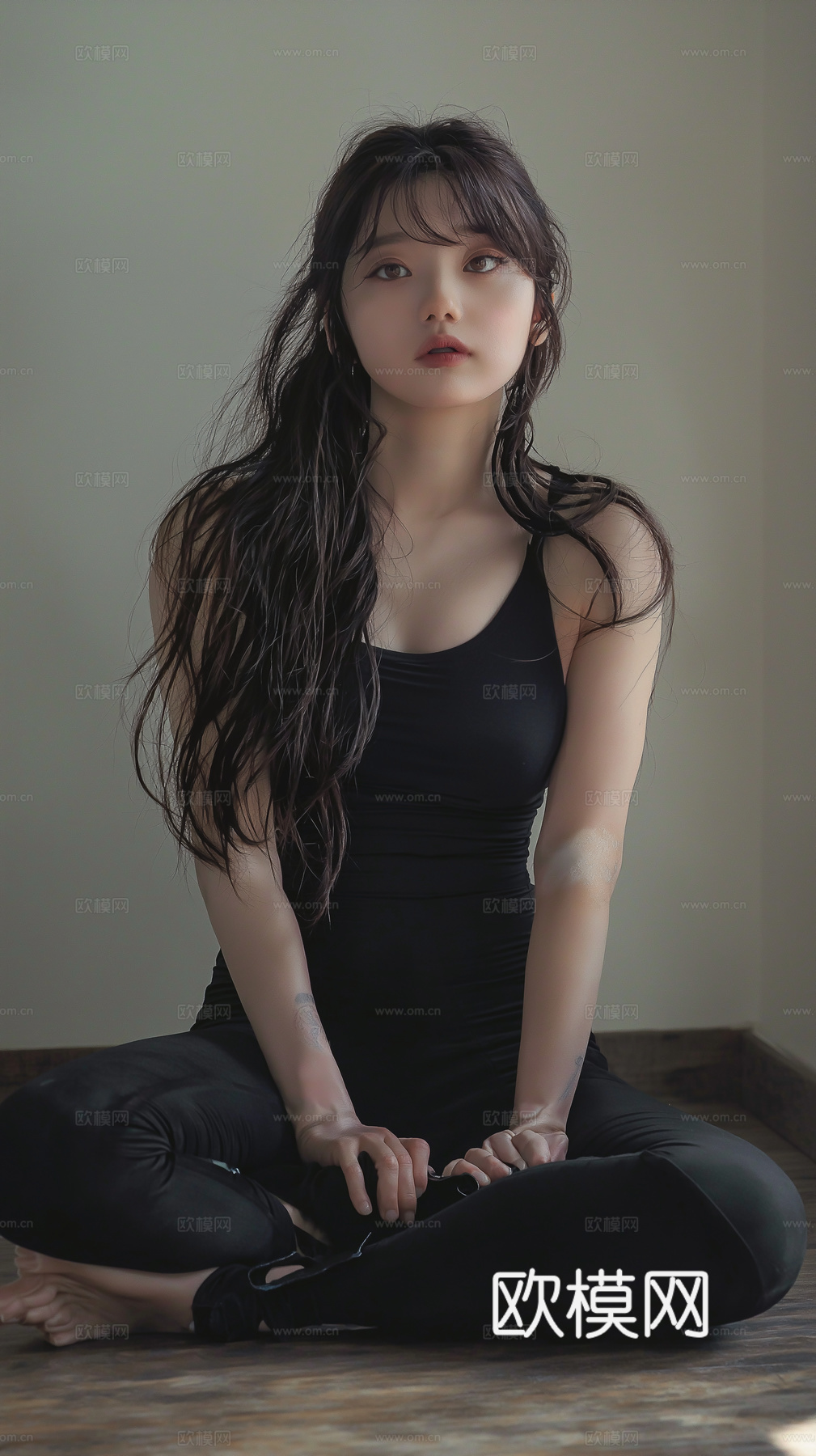 美女人物肖像挂画装饰画下载（渲染图8）