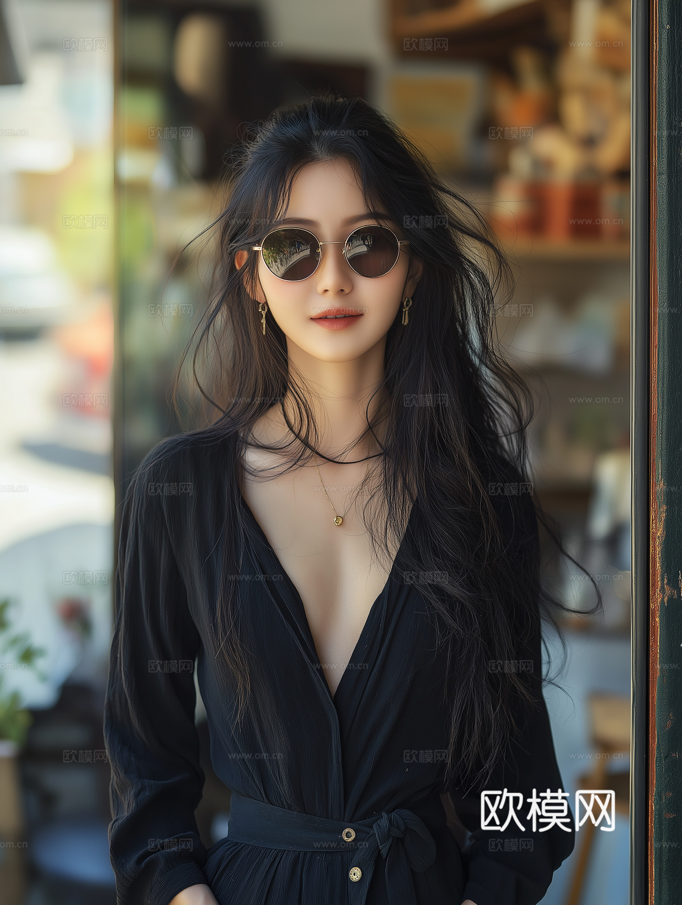 美女人物肖像挂画装饰画