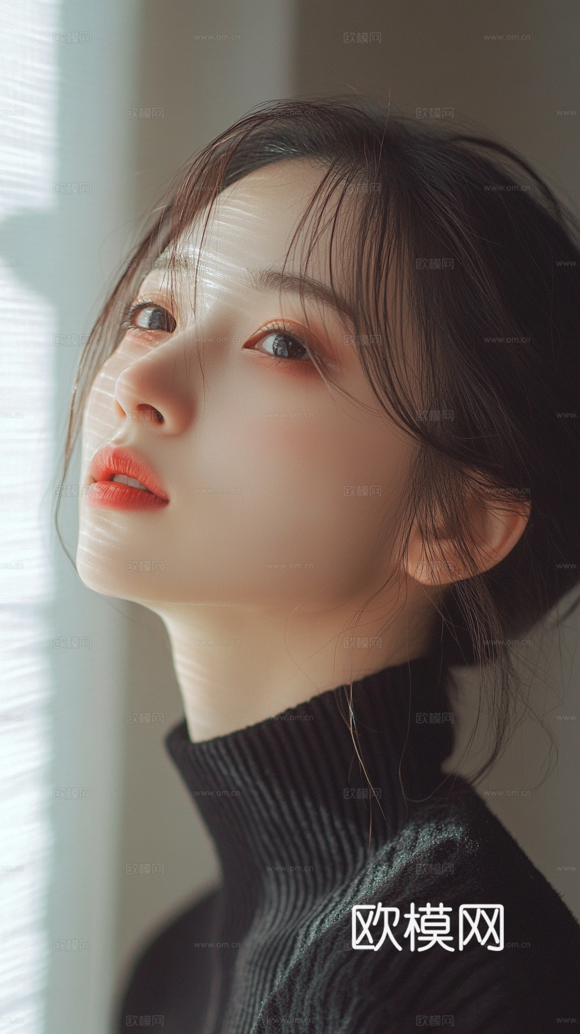 美女人物肖像挂画装饰画