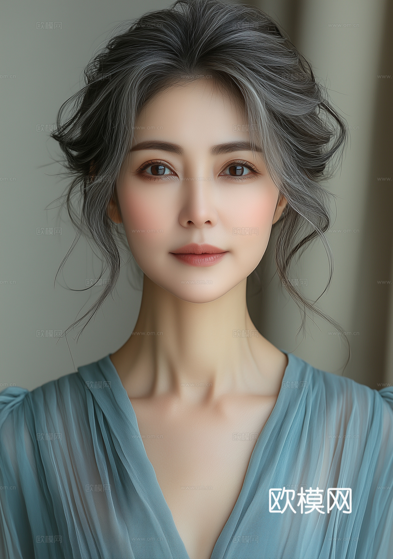 美女人物肖像挂画装饰画