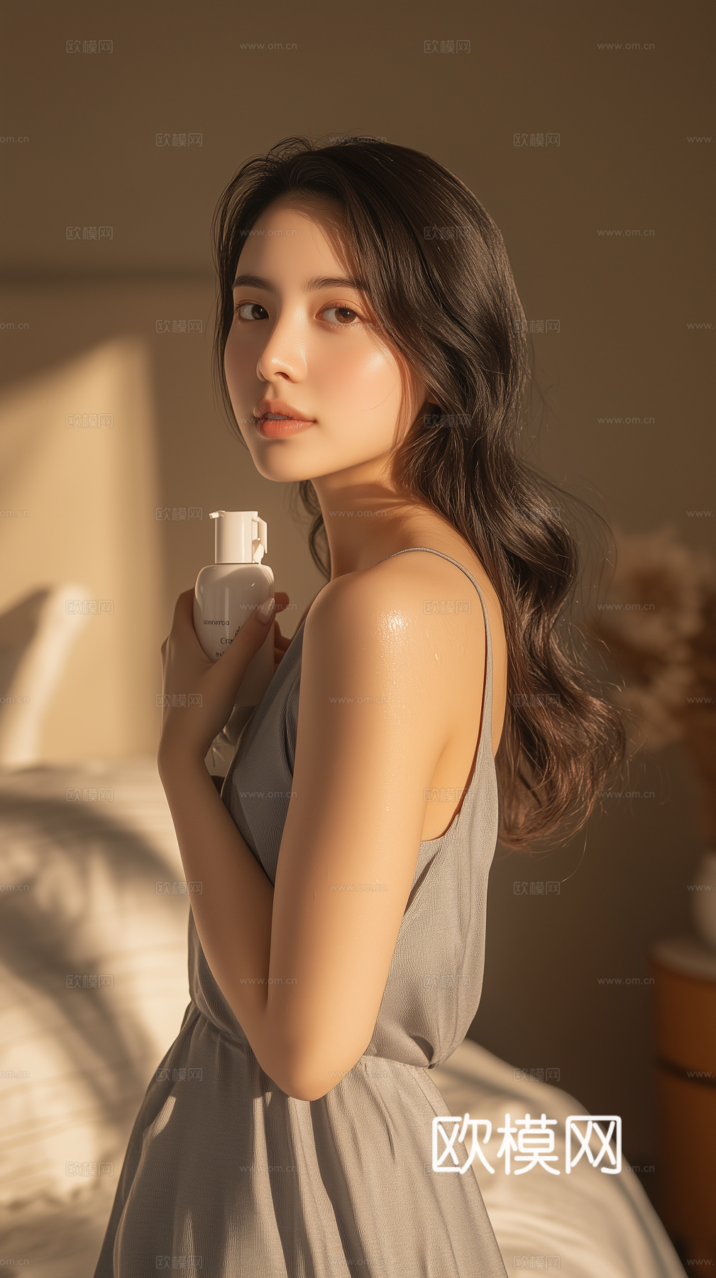 美女人物肖像挂画装饰画下载（渲染图8）