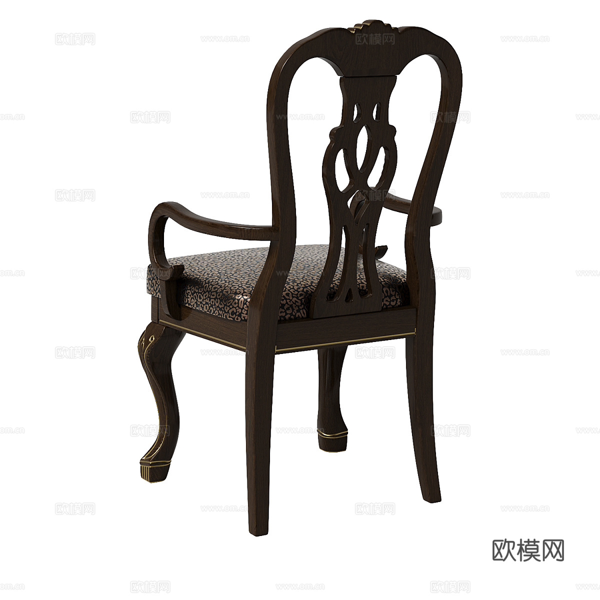 法式古典 MADISON 扶手椅3d模型
