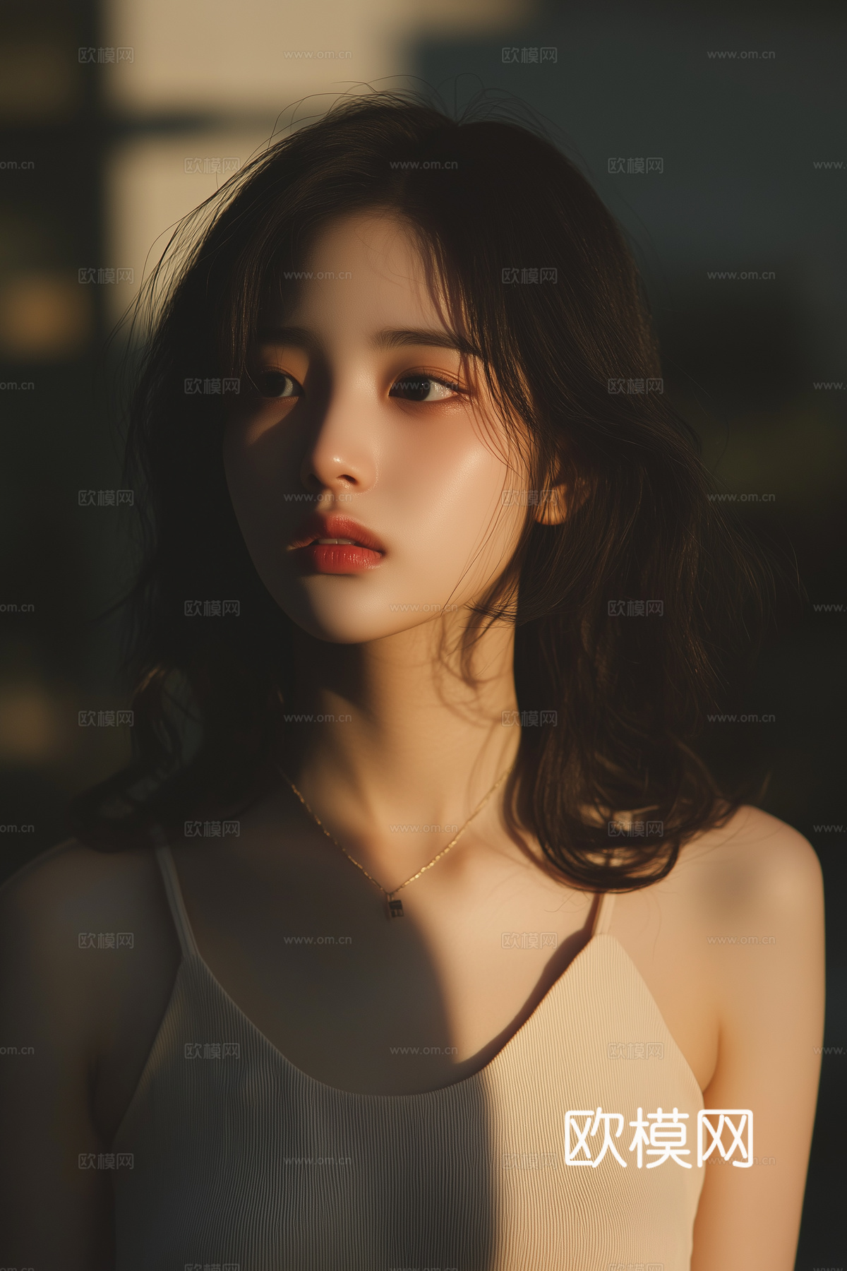 美女人物肖像挂画装饰画