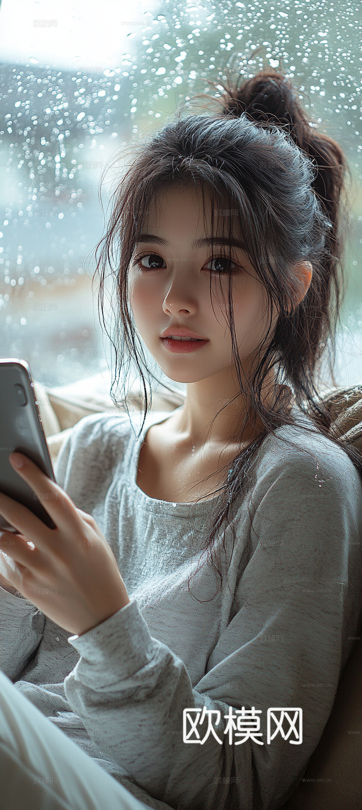 美女人物肖像挂画装饰画