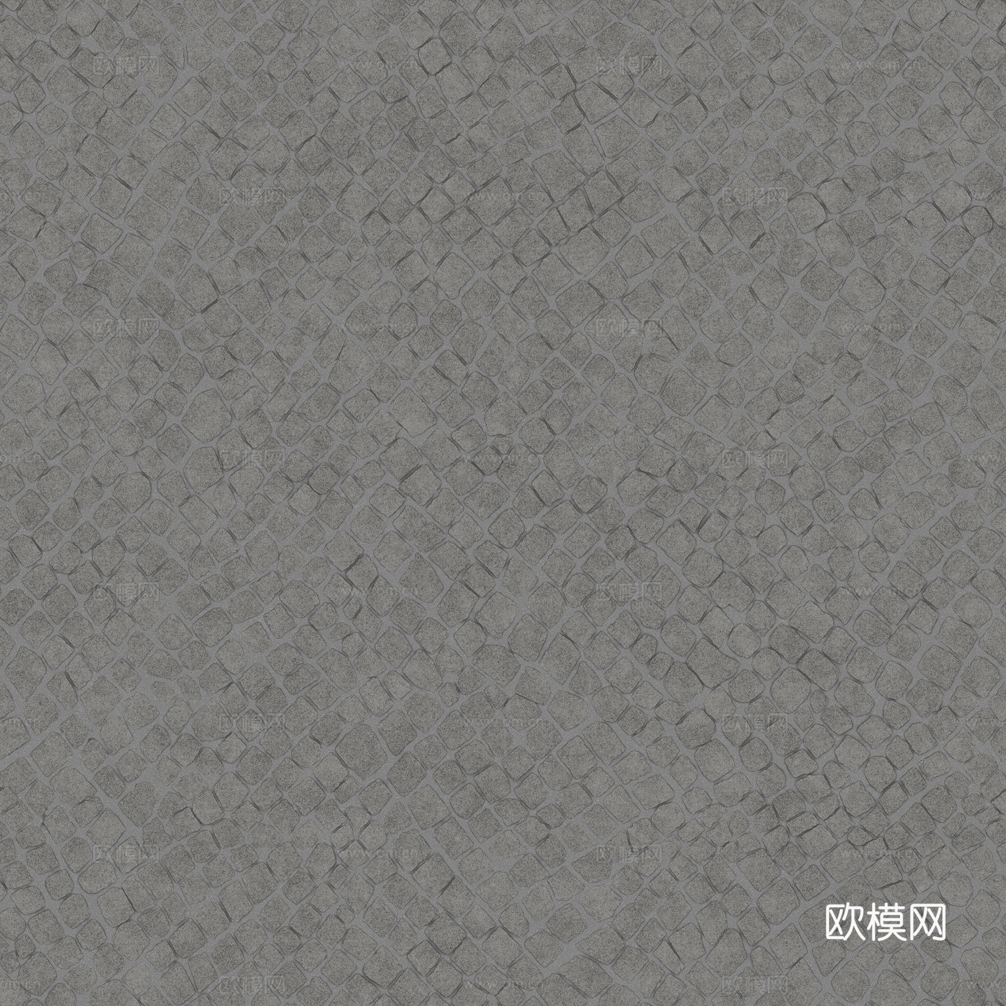 随机石砖铺地