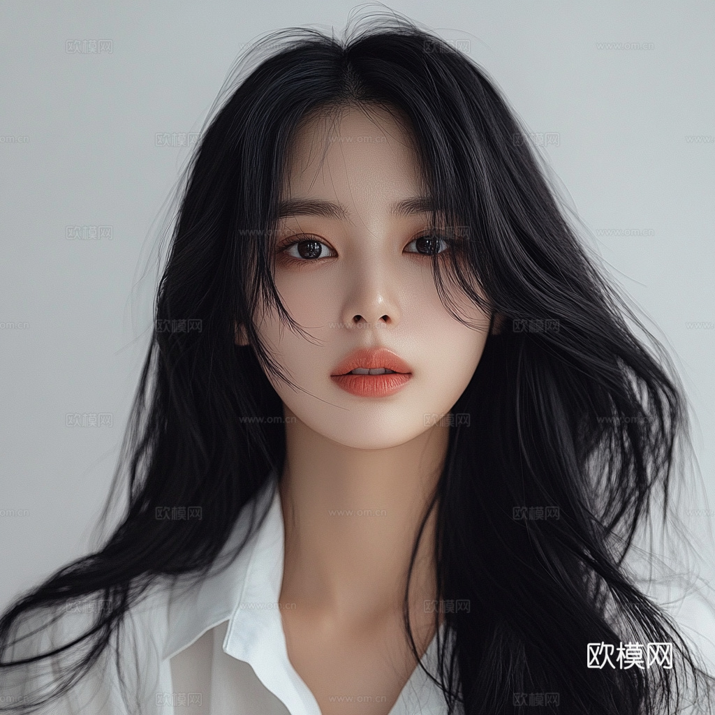 美女人物肖像挂画装饰画