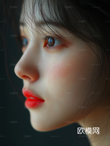 美女人物肖像挂画装饰画下载(渲染图8)