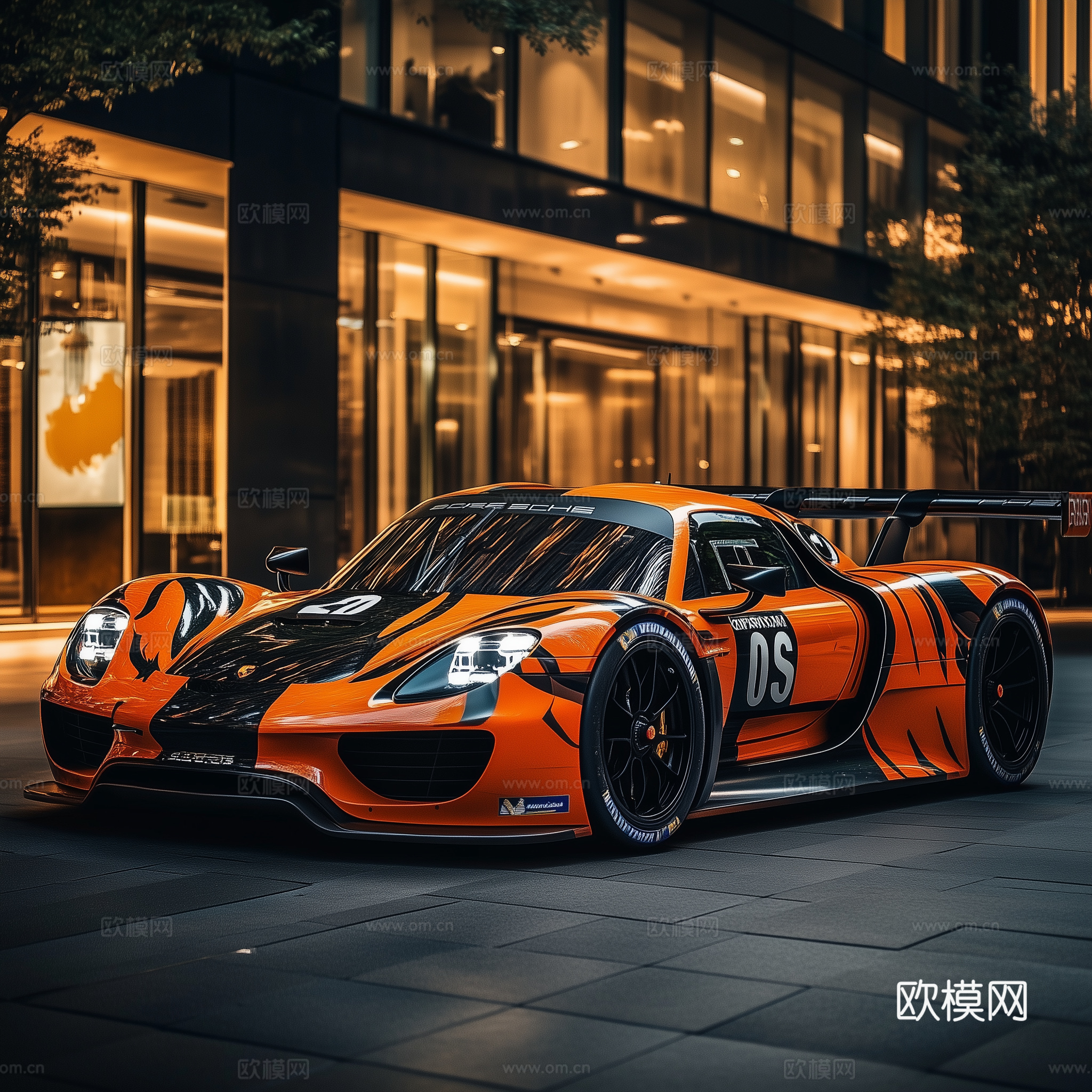 高级跑车赛车壁纸挂画