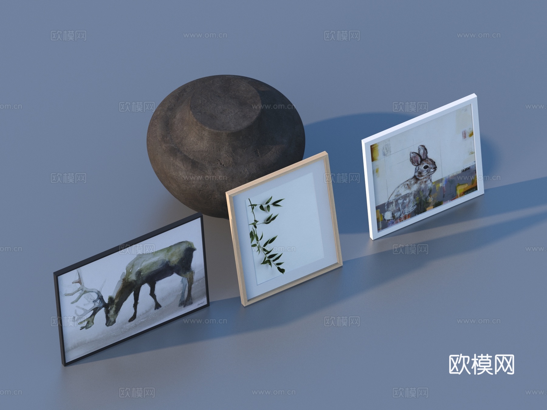 装饰画 挂画 相框3d模型