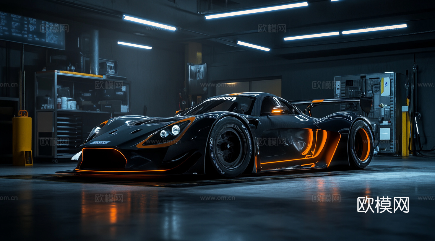 高级跑车赛车壁纸挂画下载（渲染图3）