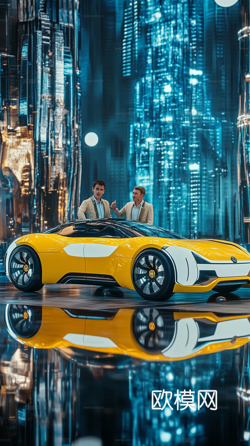 高级跑车赛车壁纸挂画下载（渲染图2）