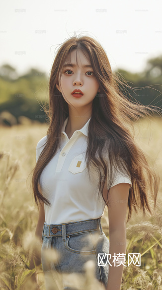 美女人物肖像挂画装饰画下载(渲染图8)