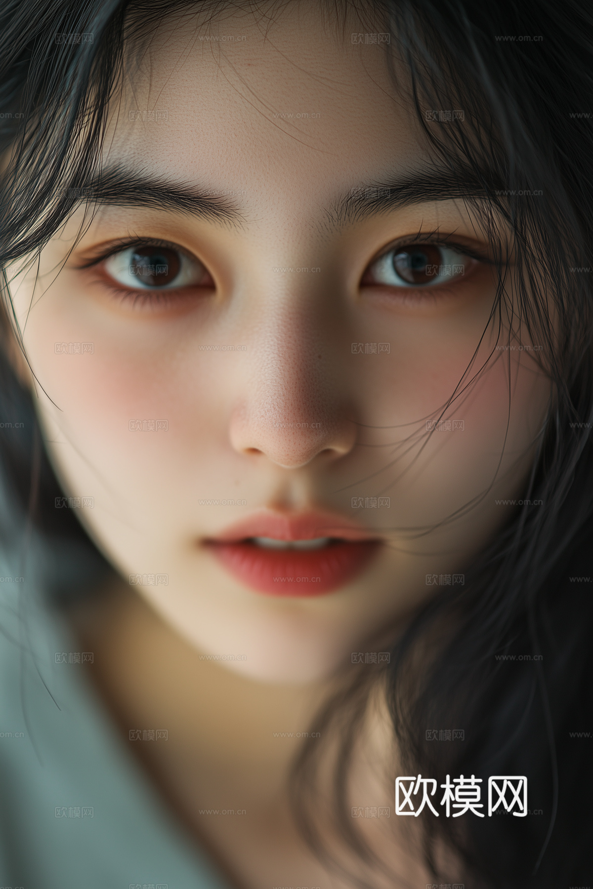 美女人物肖像挂画装饰画