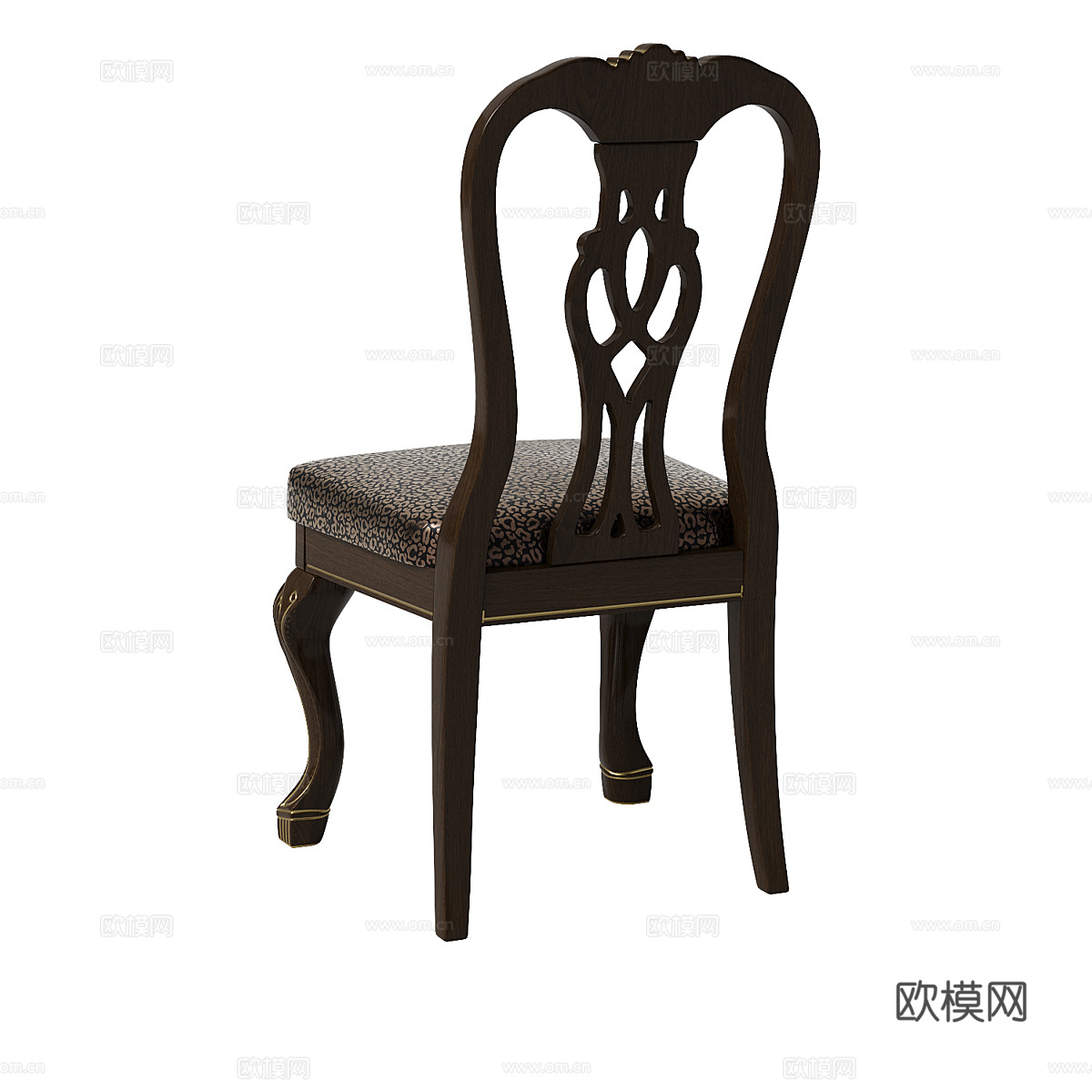 法式古典餐椅3d模型