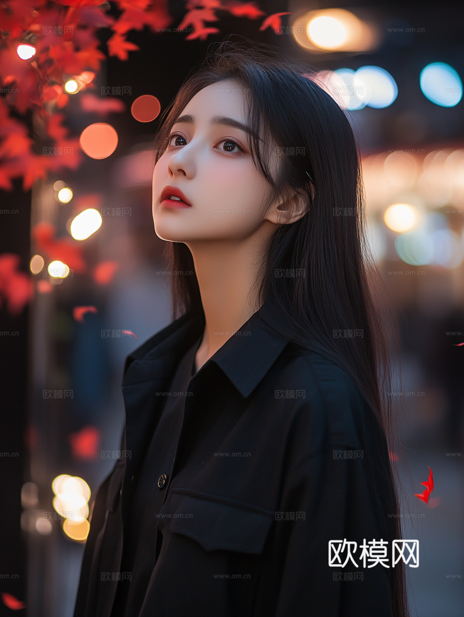 美女人物肖像挂画装饰画