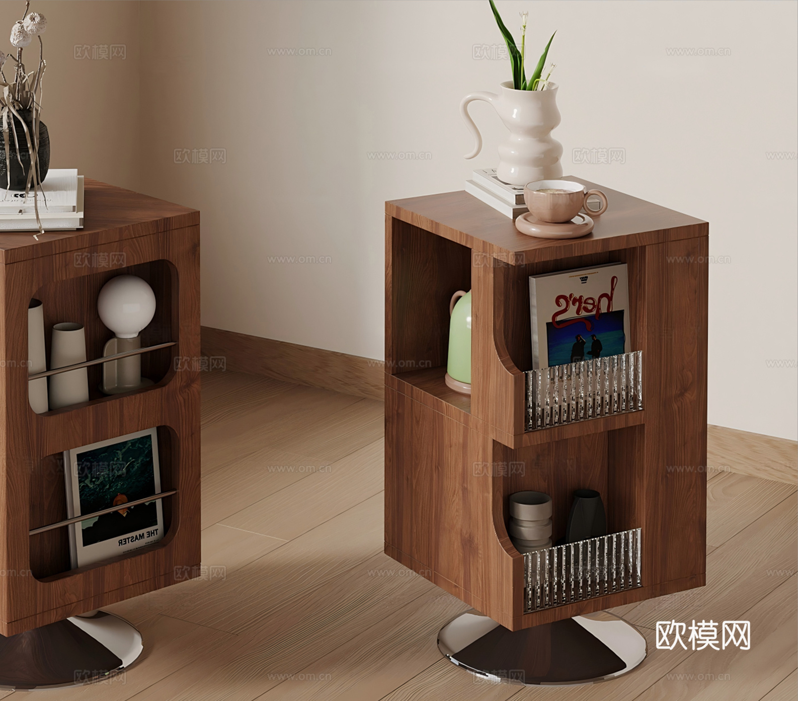 中古风旋转边几角几su模型