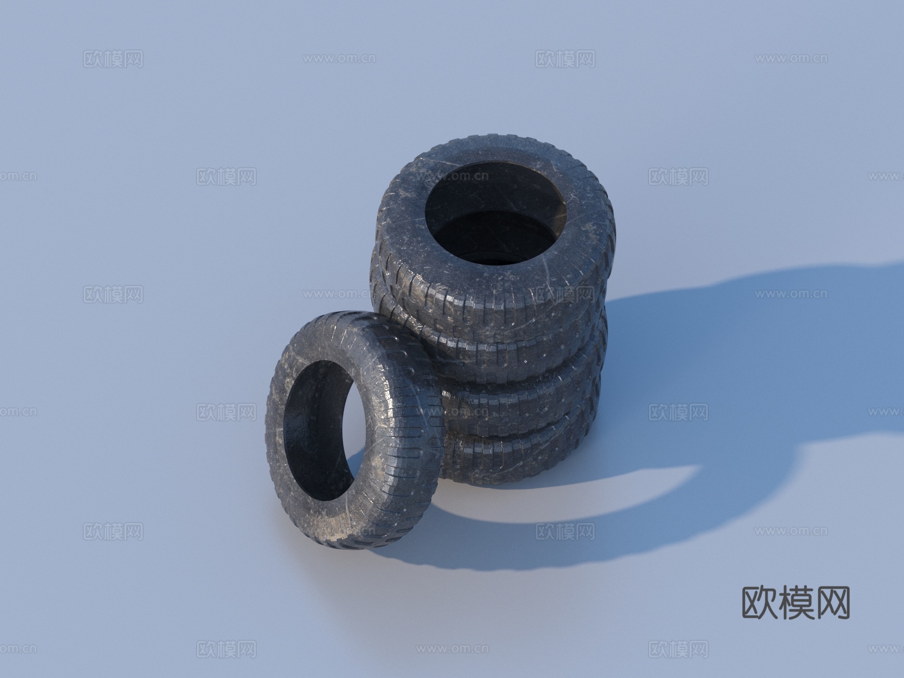 车胎 轮胎 车圈 轮毂 新轮胎3d模型