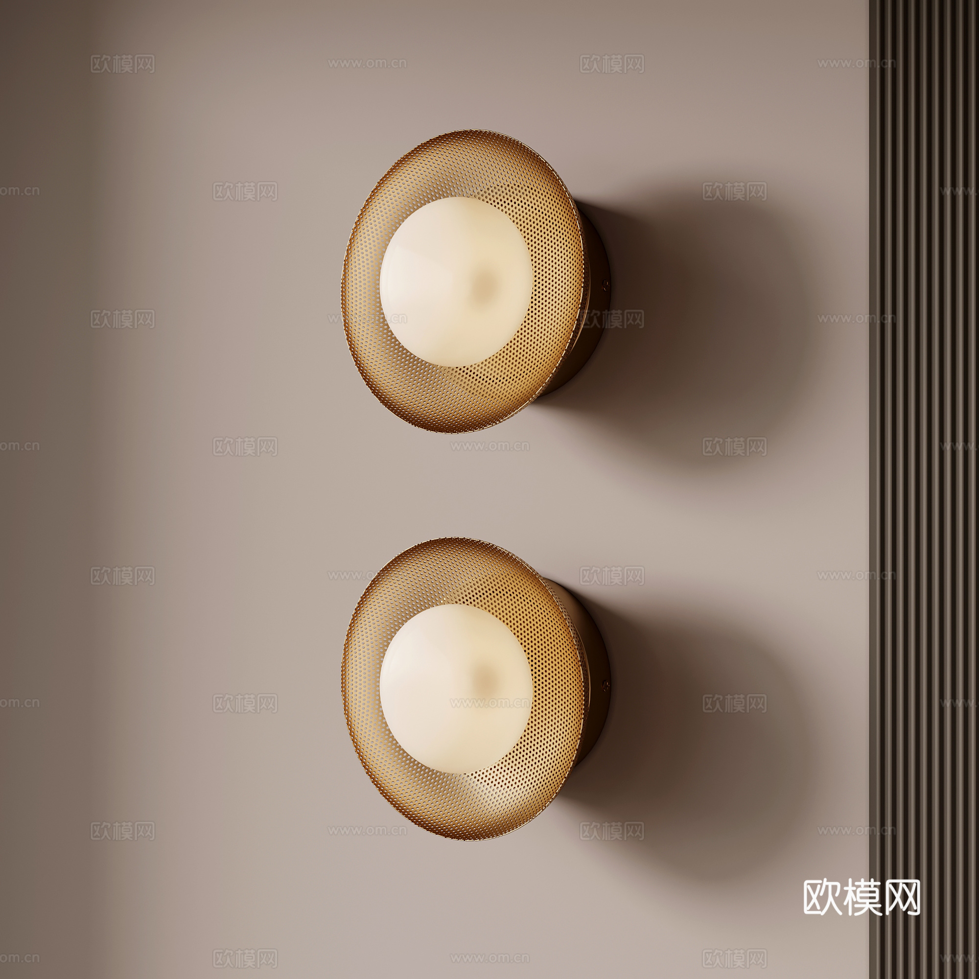 壁灯 现代壁灯su模型