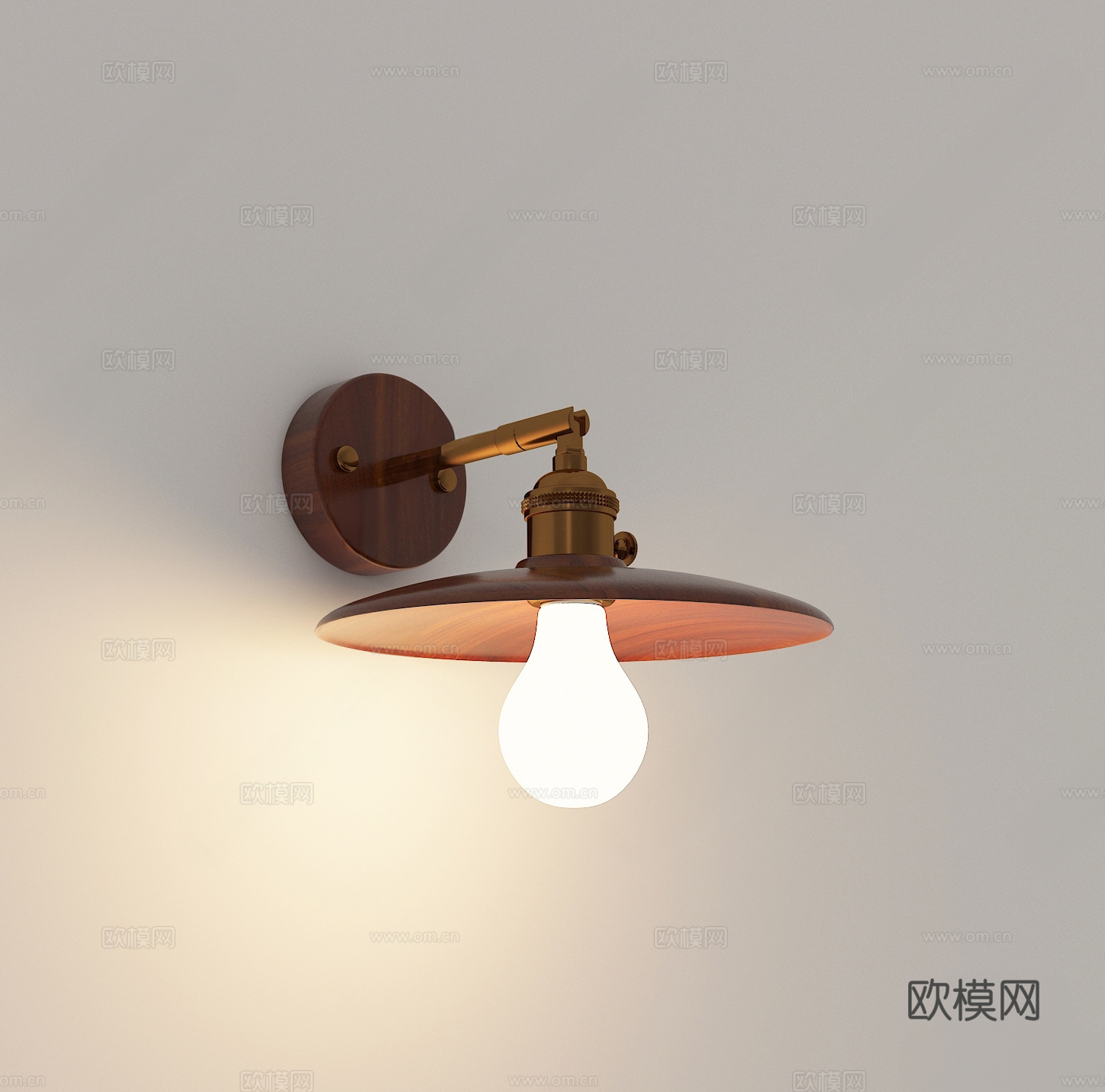 中古现代壁灯su模型