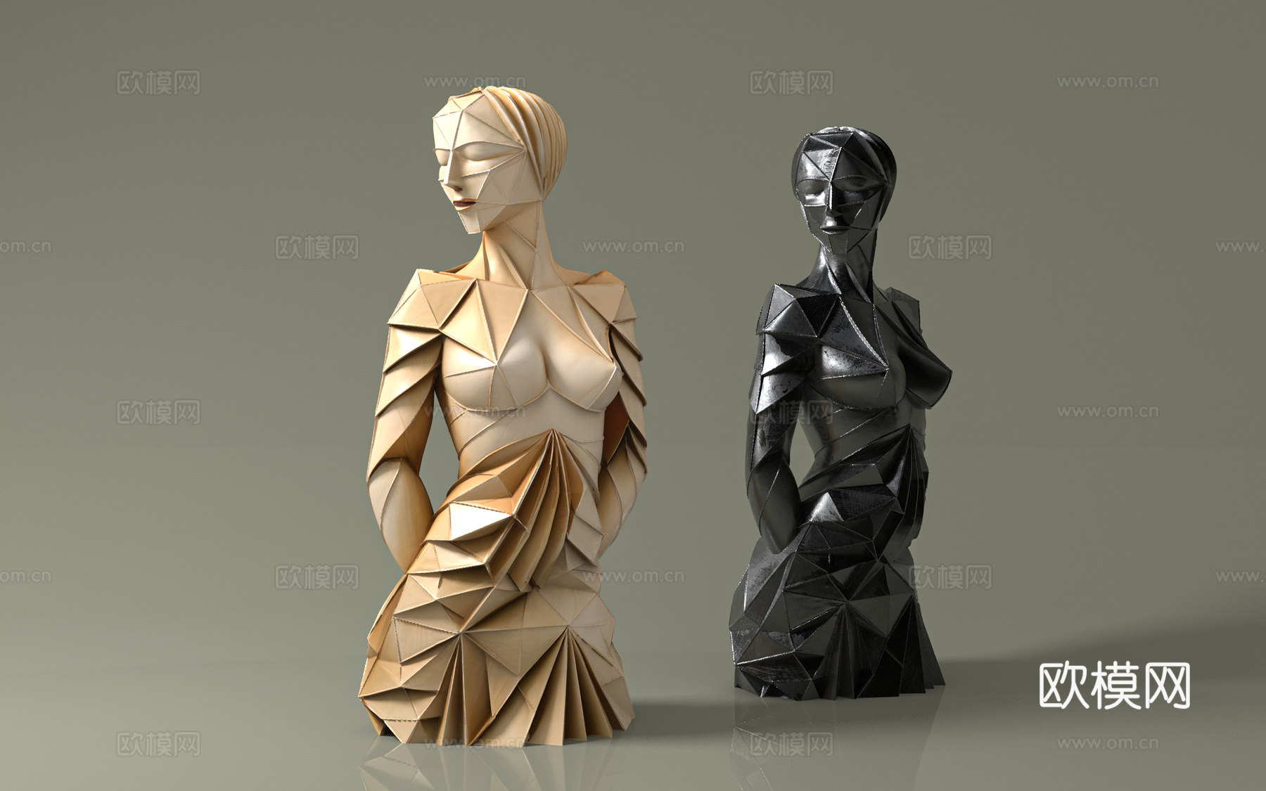 抽象雕像 艺术雕塑 人物雕塑 创意抽象 摆件陈设 饰品装饰3d模型