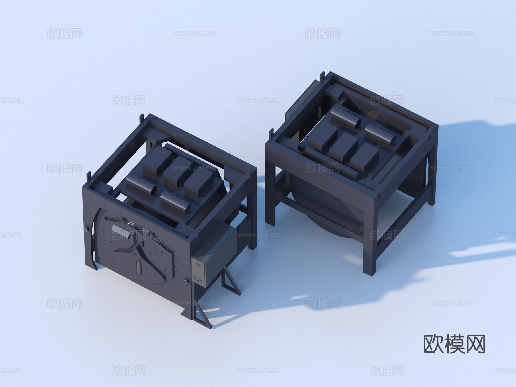 电机 马达 发动机 引擎 动力系统 工业设备3d模型